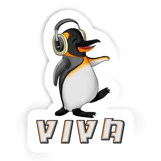 Sticker Viva Penguin Notebook Image