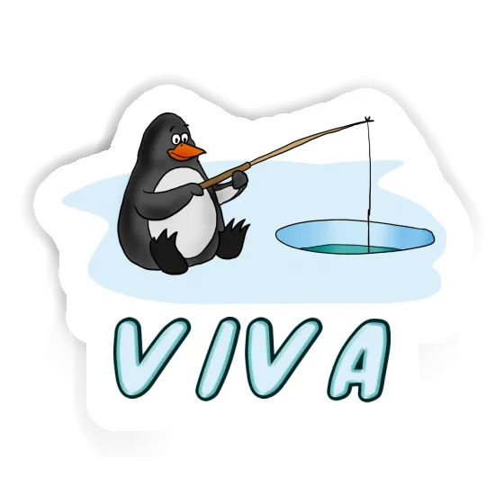 Fishing Penguin Sticker Viva Gift package Image