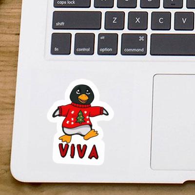 Sticker Christmas Penguin Viva Notebook Image