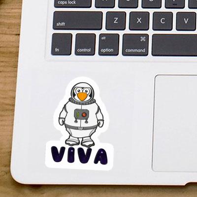 Astronaut Sticker Viva Notebook Image