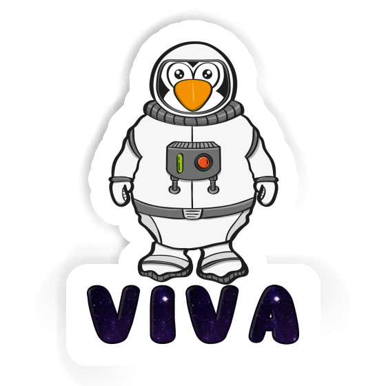 Astronaut Sticker Viva Laptop Image