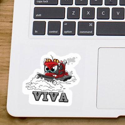 Sticker Viva Snow groomer Gift package Image