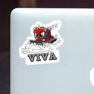 Sticker Viva Snow groomer Gift package Image