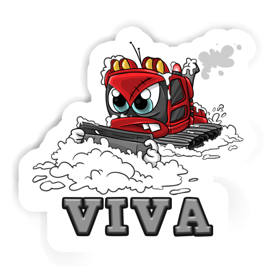 Sticker Viva Snow groomer Gift package Image