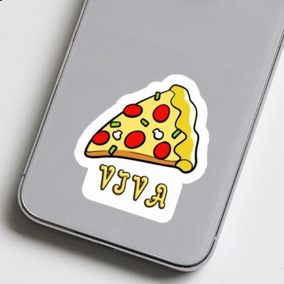 Sticker Viva Slice of Pizza Notebook Image