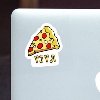 Sticker Viva Slice of Pizza Image