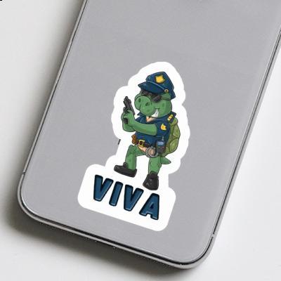 Polizist Sticker Viva Notebook Image