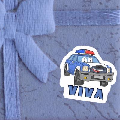 Sticker Viva Police Car Gift package Image