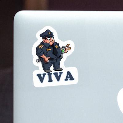 Police Officer Sticker Viva Image