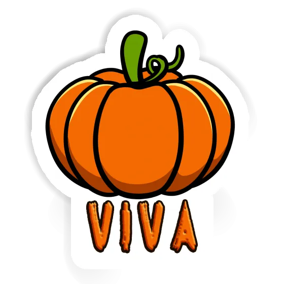 Sticker Viva Pumpkin Laptop Image