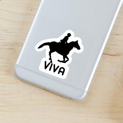 Sticker Horse Rider Viva Image