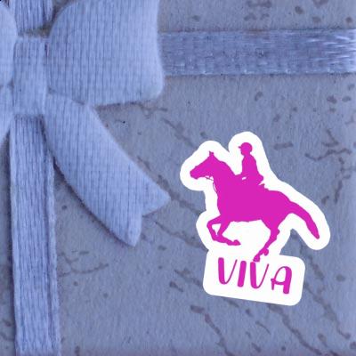 Sticker Viva Horse Rider Notebook Image