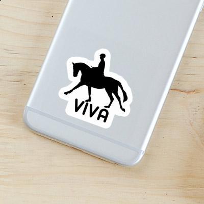 Sticker Horse Rider Viva Notebook Image