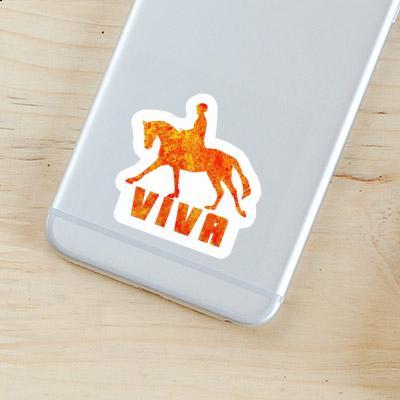 Sticker Horse Rider Viva Image