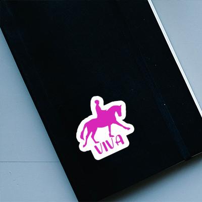 Sticker Viva Horse Rider Notebook Image