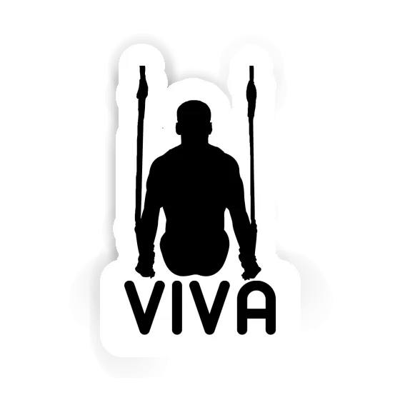 Ring gymnast Sticker Viva Notebook Image