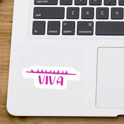 Sticker Viva Rowboat Image