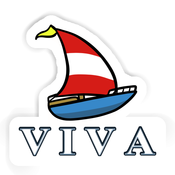 Sailboat Sticker Viva Notebook Image