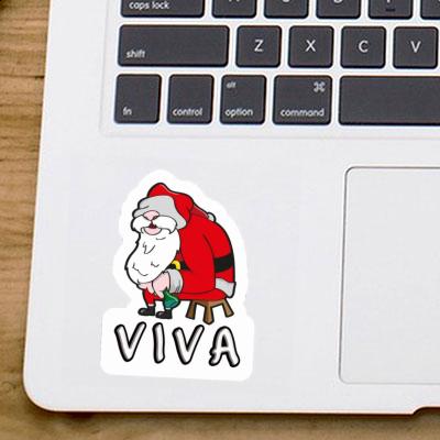 Sticker Santa Viva Gift package Image