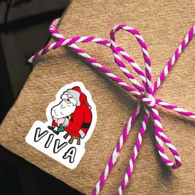 Sticker Weihnachtsmann Viva Laptop Image