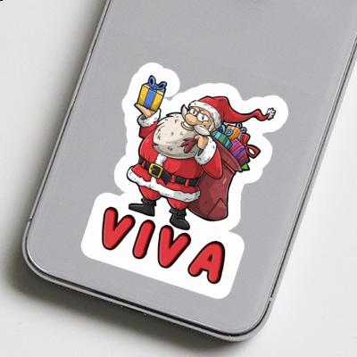 Sticker Viva Santa Gift package Image