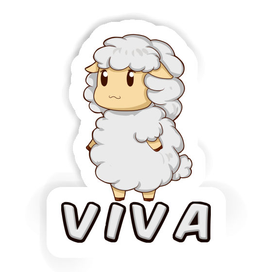 Viva Sticker Sheep Laptop Image