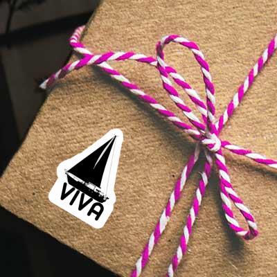 Sticker Viva Sailboat Gift package Image