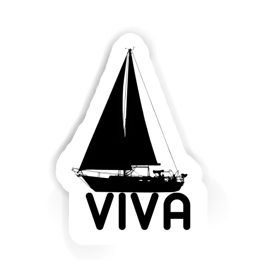 Sticker Viva Sailboat Gift package Image