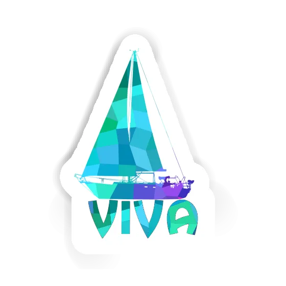 Sailboat Sticker Viva Image