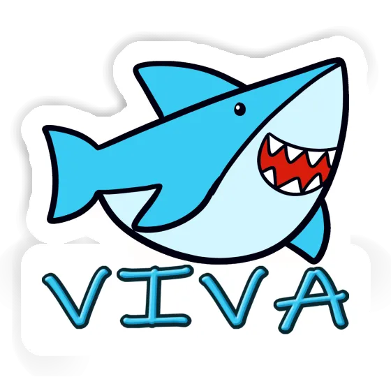 Sticker Viva Shark Gift package Image