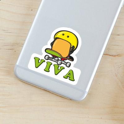 Sticker Viva Skater Laptop Image