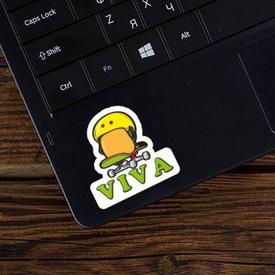 Sticker Viva Skater Notebook Image