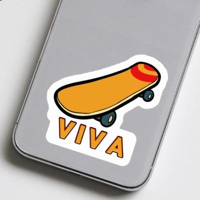 Sticker Skateboard Viva Image