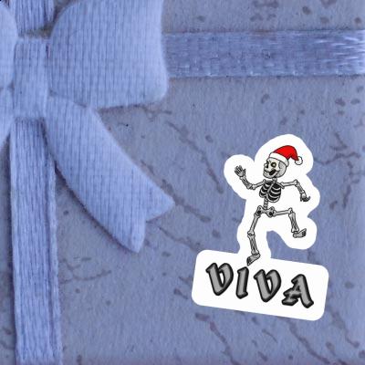 Viva Sticker Skeleton Notebook Image