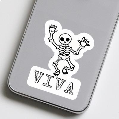 Sticker Viva Skeleton Laptop Image