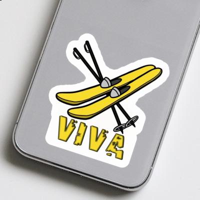 Ski Sticker Viva Image