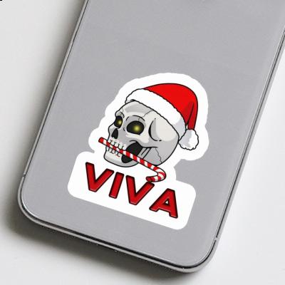 Sticker Viva Skull Image