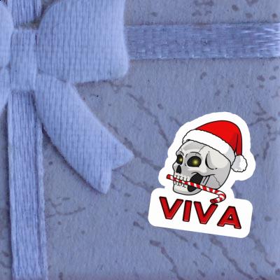 Sticker Viva Skull Laptop Image