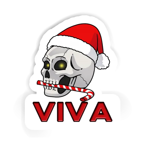 Sticker Viva Skull Gift package Image