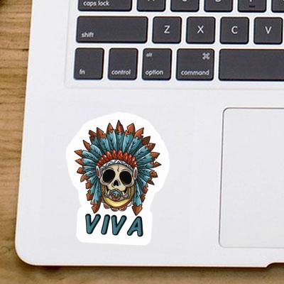 Sticker Viva Baby-Skull Notebook Image