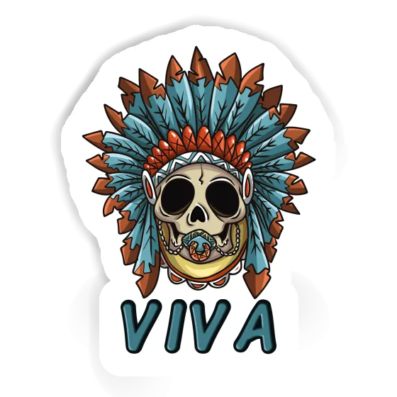 Sticker Viva Baby-Skull Laptop Image