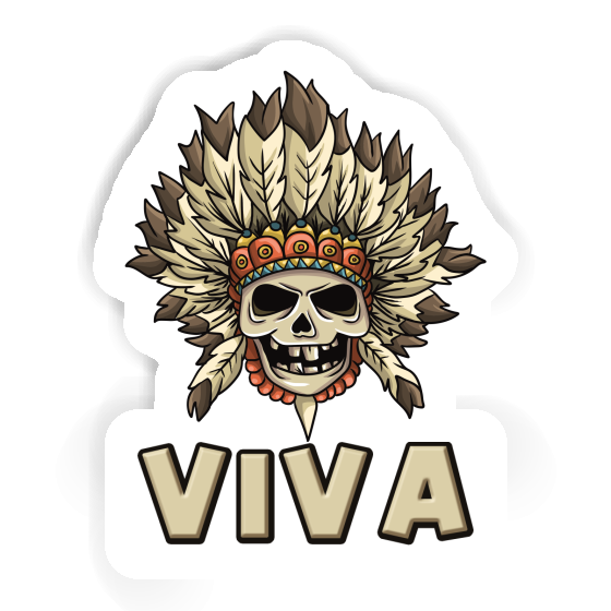 Sticker Viva Kids Skull Laptop Image