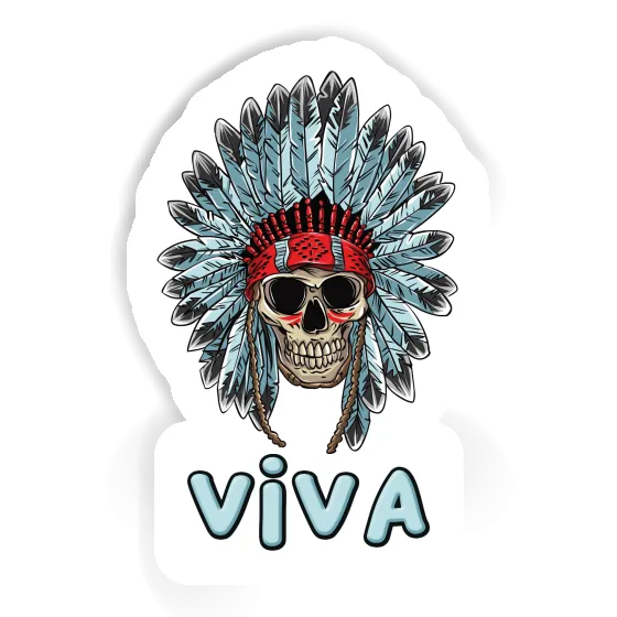 Sticker Viva Skull Notebook Image