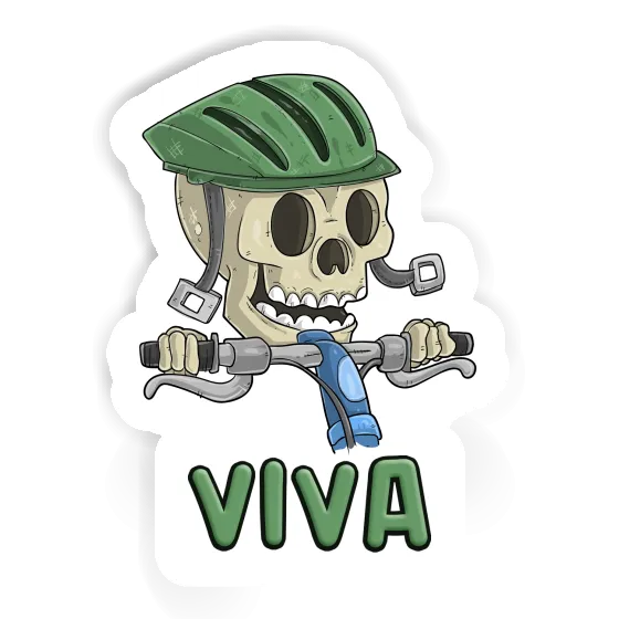 Sticker Mountainbiker Viva Laptop Image