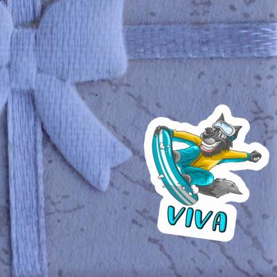 Autocollant Snowboardeur Viva Gift package Image