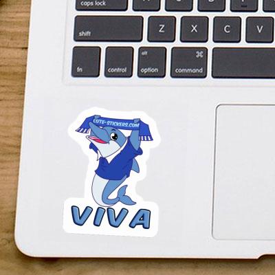 Viva Sticker Dolphin Notebook Image