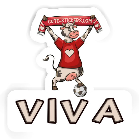 Sticker Cow Viva Image