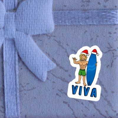 Sticker Viva Surfer Laptop Image