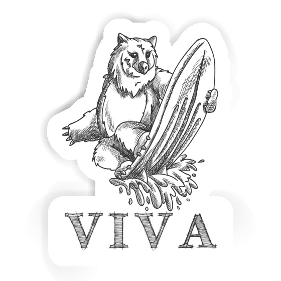 Viva Sticker Surfer Image