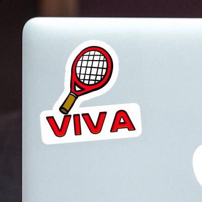 Sticker Tennis Racket Viva Image